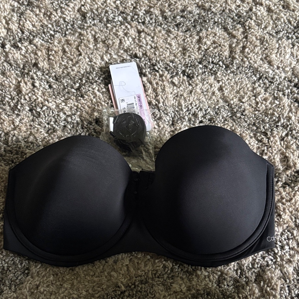 Calvin Klein Elegant Black Strapless Bra